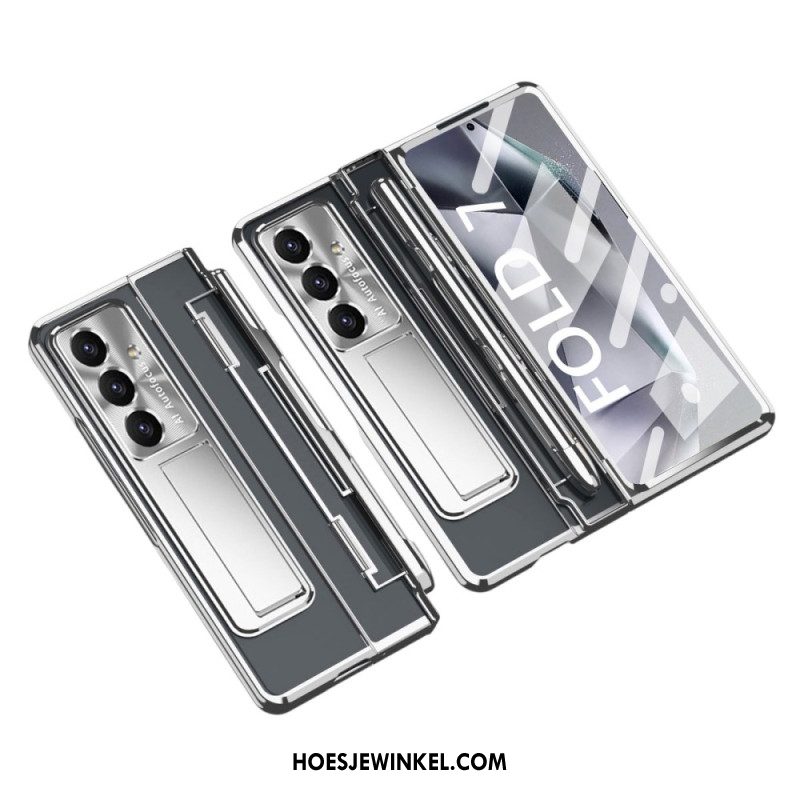 Hoesje Samsung Galaxy Z Fold 7 Standaard En Schermbeschermer Bescherming Hoesje