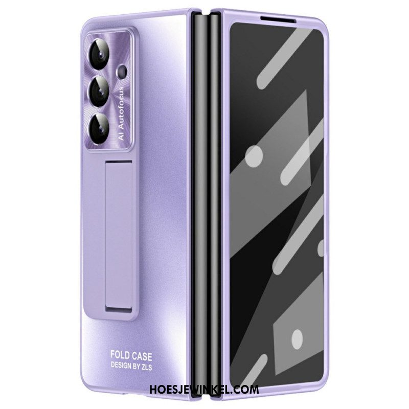 Hoesje Samsung Galaxy Z Fold 7 Standaard Met Matte Afwerking En Schermbeschermer