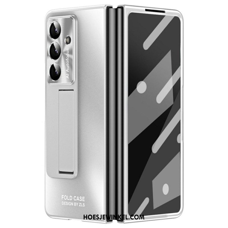 Hoesje Samsung Galaxy Z Fold 7 Standaard Met Matte Afwerking En Schermbeschermer