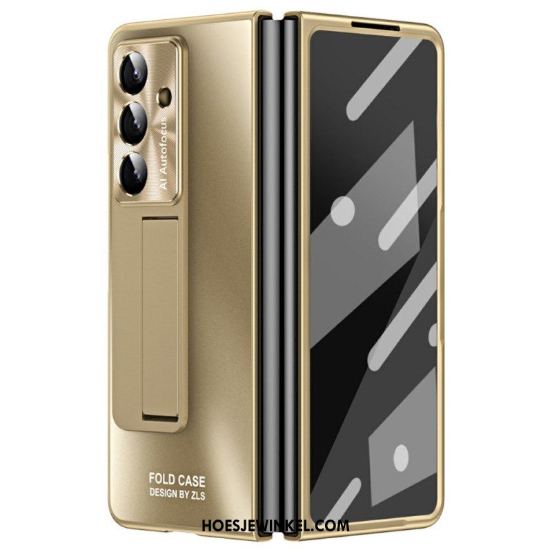 Hoesje Samsung Galaxy Z Fold 7 Standaard Met Matte Afwerking En Schermbeschermer