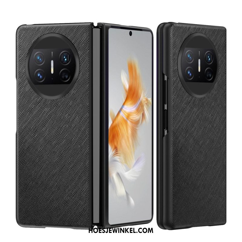 Hoesje Voor Huawei Mate X3 Geweven Textuur