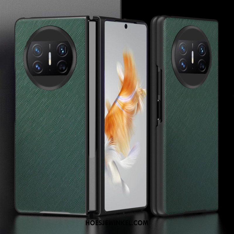 Hoesje Voor Huawei Mate X3 Geweven Textuur