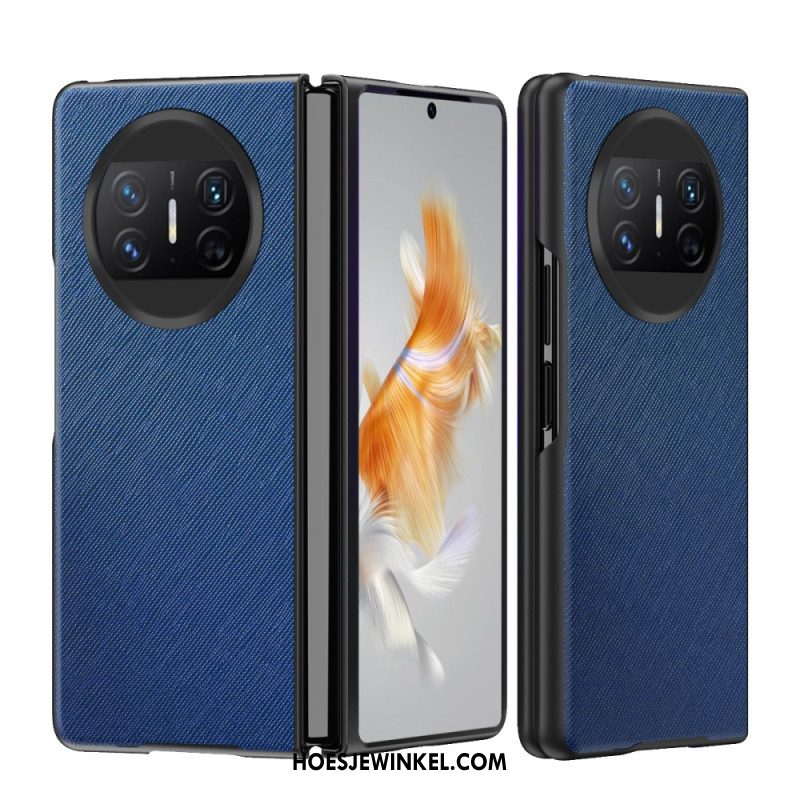 Hoesje Voor Huawei Mate X3 Geweven Textuur
