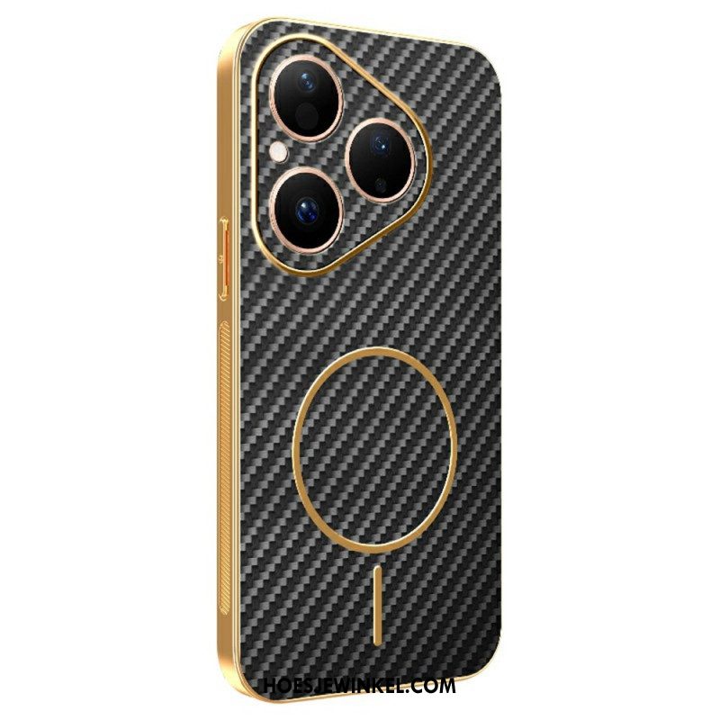 Hoesje Voor Huawei Pura 80 Carbon Fiber Textuur