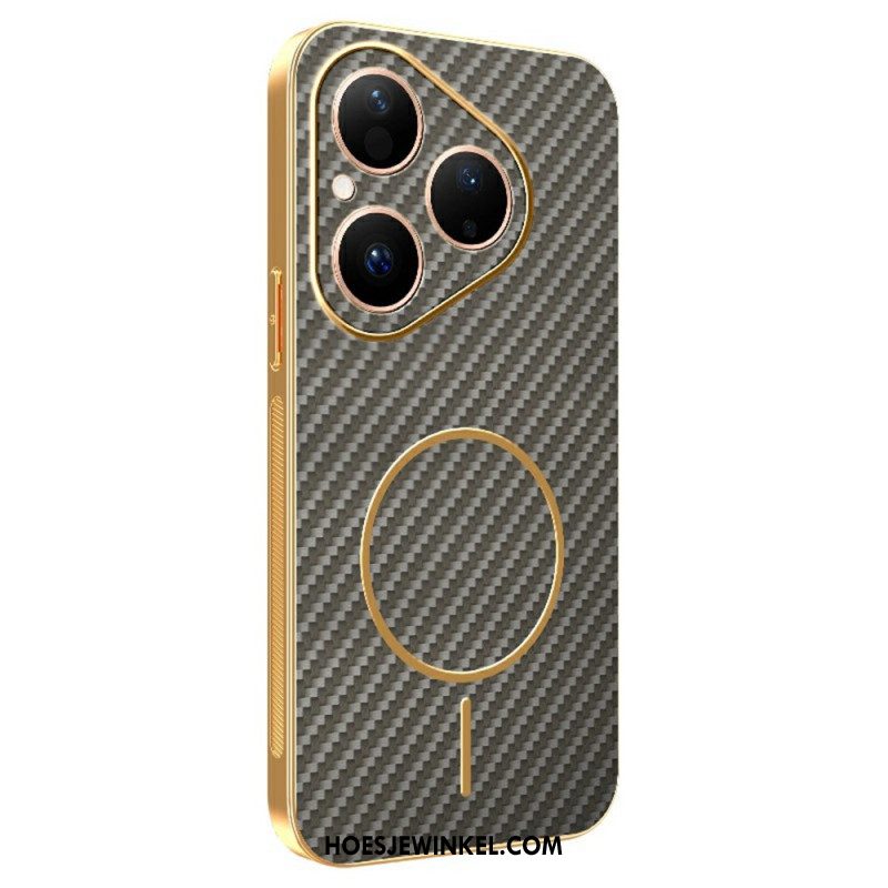 Hoesje Voor Huawei Pura 80 Carbon Fiber Textuur