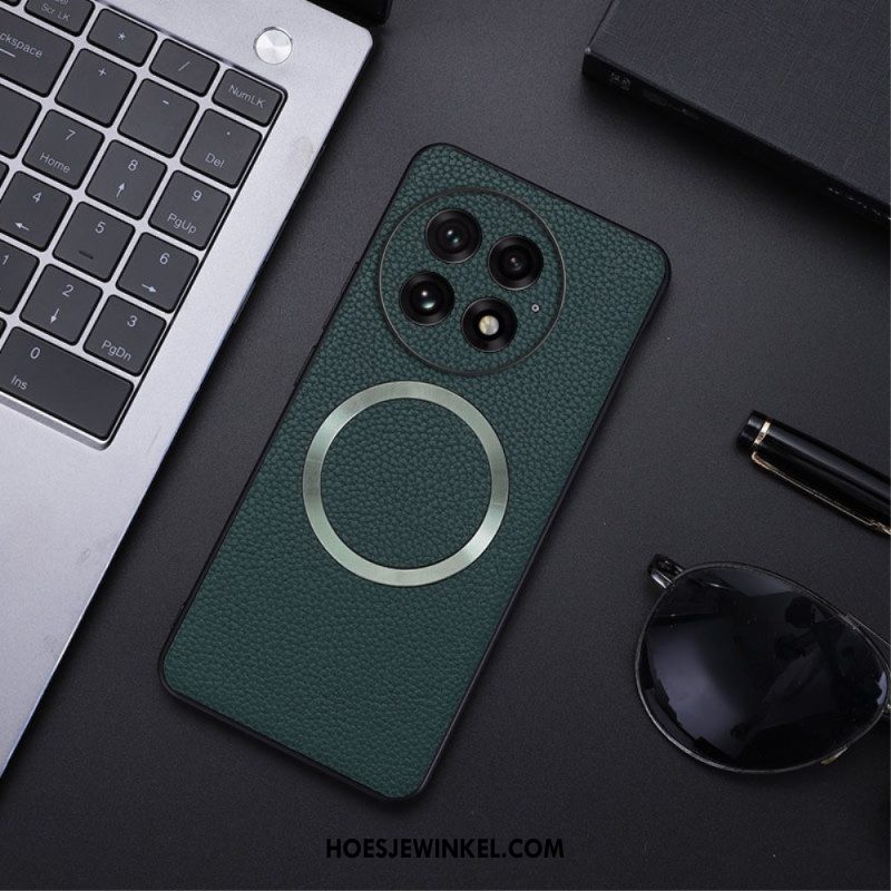 Hoesje Voor Oneplus 13 Gestructureerd Kunstleer Compatibel Met Magsafe