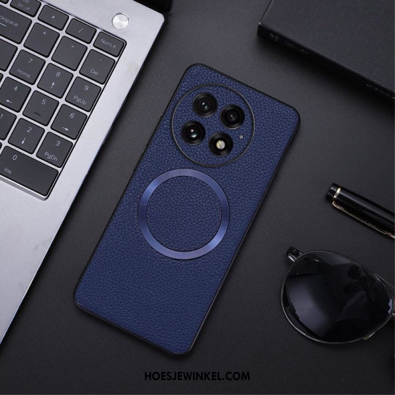 Hoesje Voor Oneplus 13 Gestructureerd Kunstleer Compatibel Met Magsafe