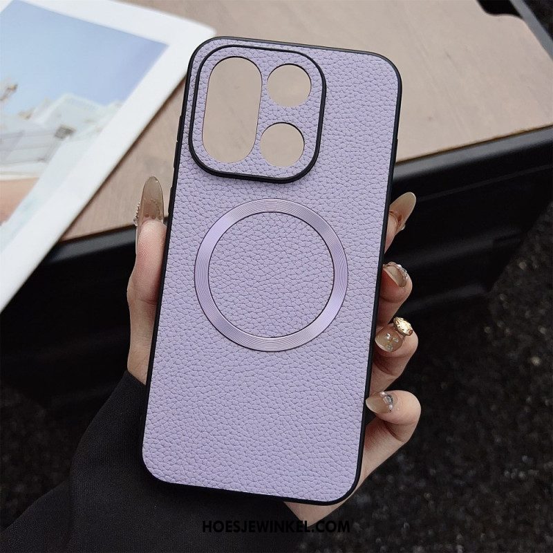 Hoesje Voor Oneplus 15 Magsafe Lychee Textuur