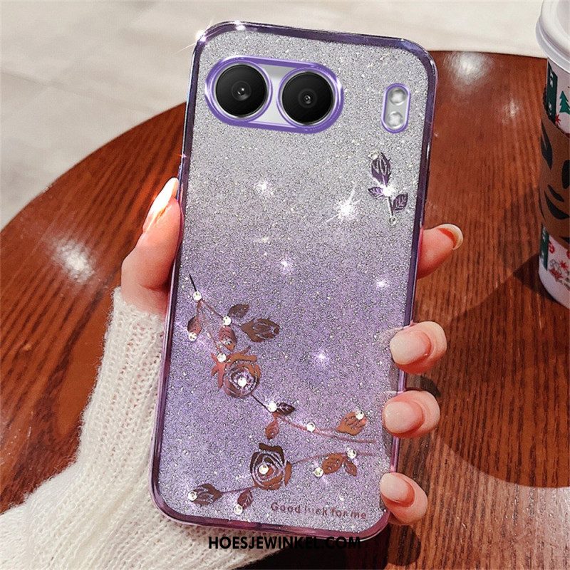 Hoesje Voor Oneplus Nord 4 Kadem Pailletten En Strasssteentjes