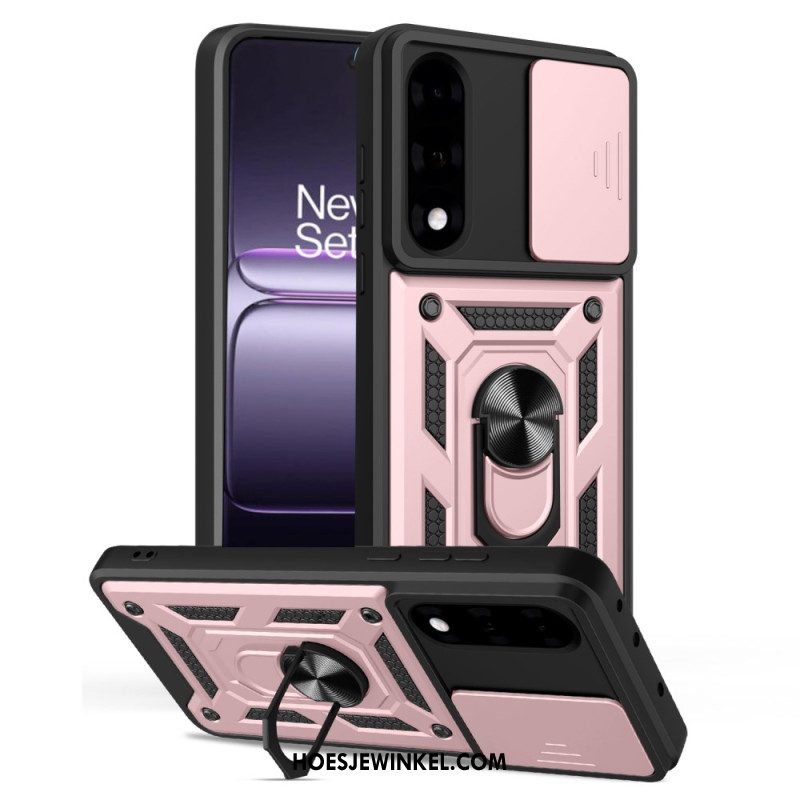 Hoesje Voor Oneplus Nord 5 Schuifbare Cameracover En Standaard