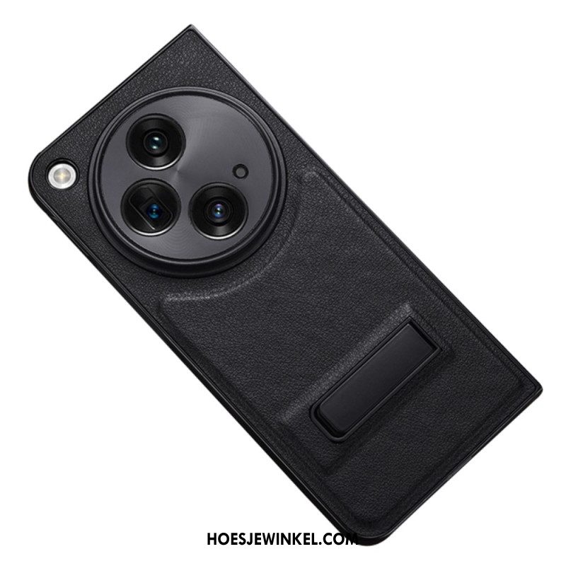 Hoesje Voor Oppo Find N3 Kunstleer Met Standaard