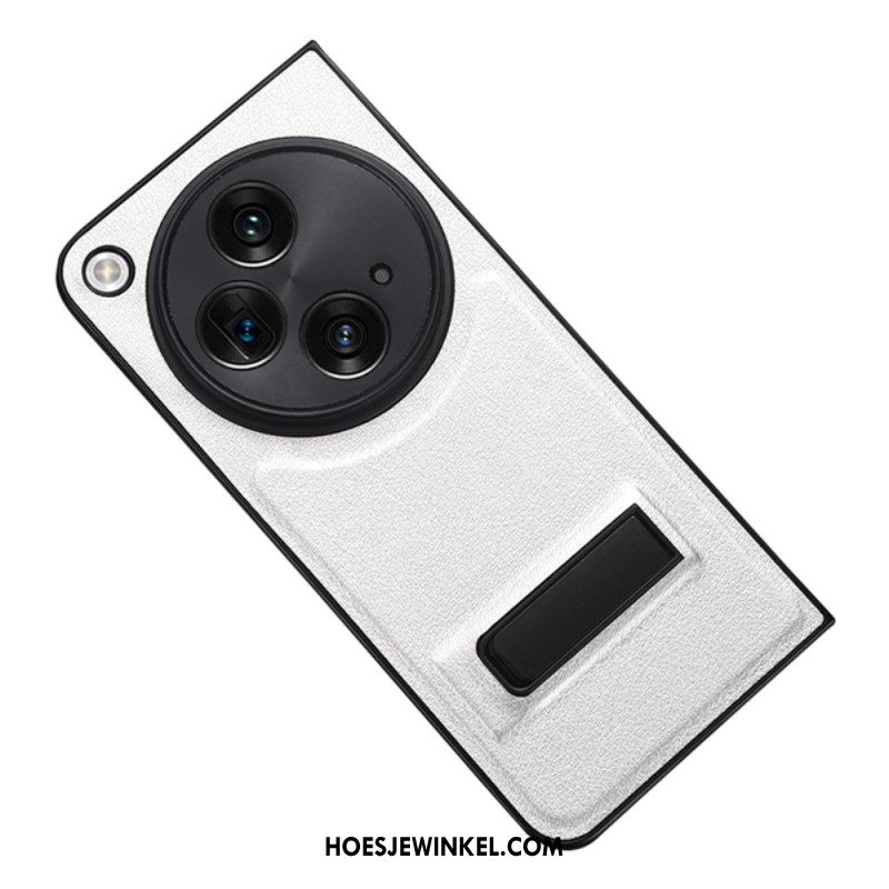 Hoesje Voor Oppo Find N3 Kunstleer Met Standaard