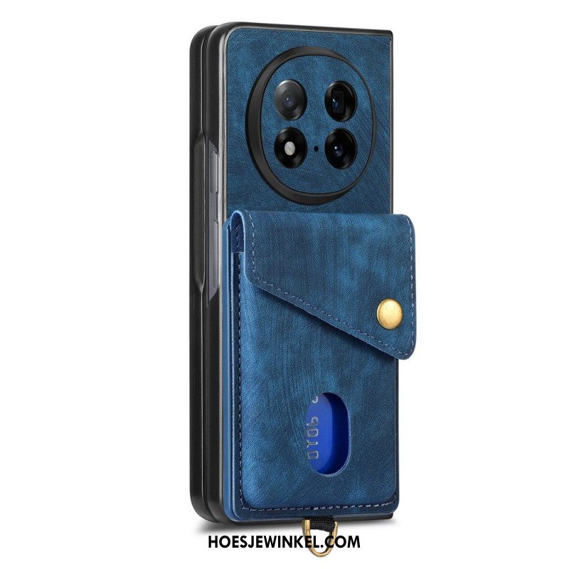 Hoesje Voor Oppo Find N5 Kaarthouder En Standaard