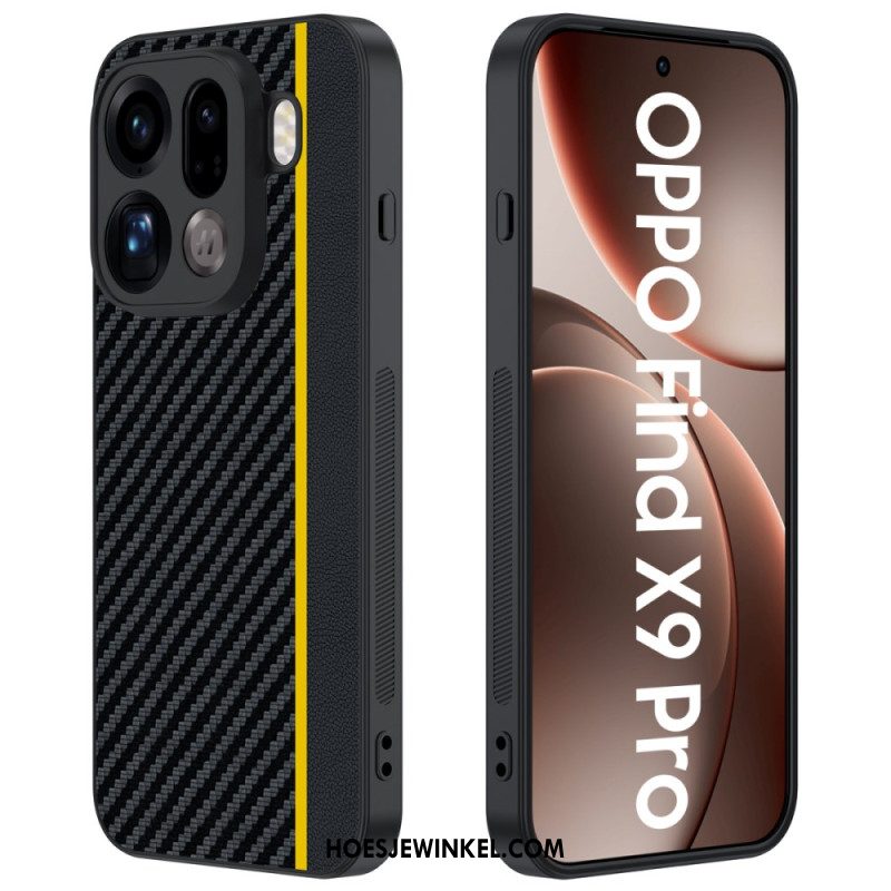Hoesje Voor Oppo Find X9 Pro 5g Stevig Met Koolstofvezeltextuur