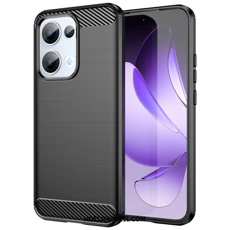 Hoesje Voor Oppo Reno 13 5g Geborsteld Koolstofvezel