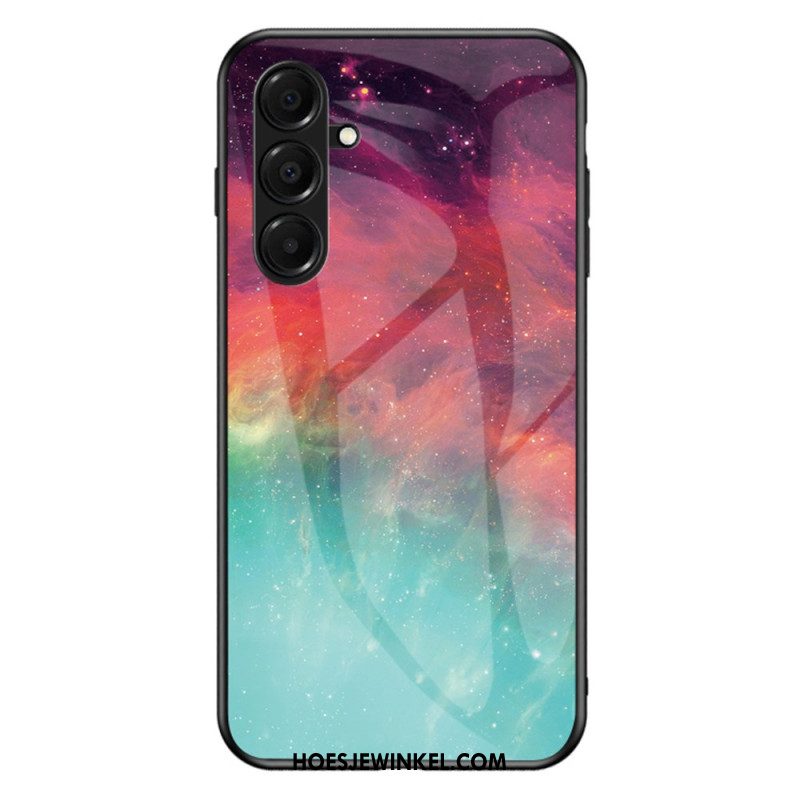 Hoesje Voor Samsung Galaxy A17 4g / 5g Hemelsblauw Gehard Glas