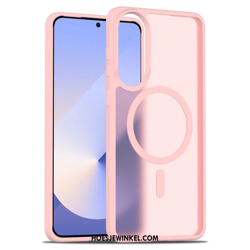 Hoesje Voor Samsung Galaxy S25 5g Edge Gladde Textuur (magsafe-compatibel)