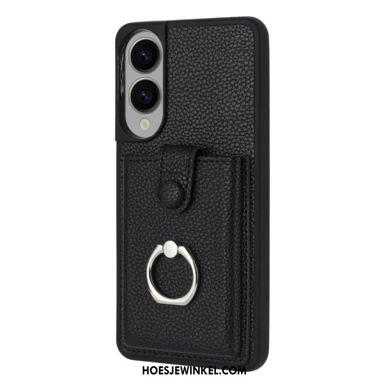 Hoesje Voor Samsung Galaxy S25 5g Edge Ringhouder En Kaarthouder