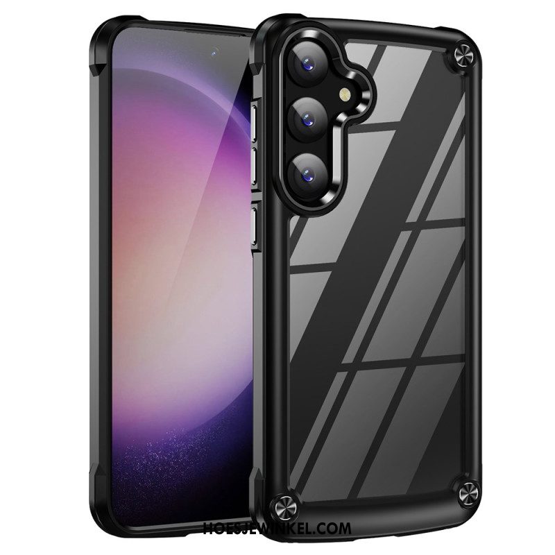 Hoesje Voor Samsung Galaxy S25 5g Transparant Met Siliconen Randen