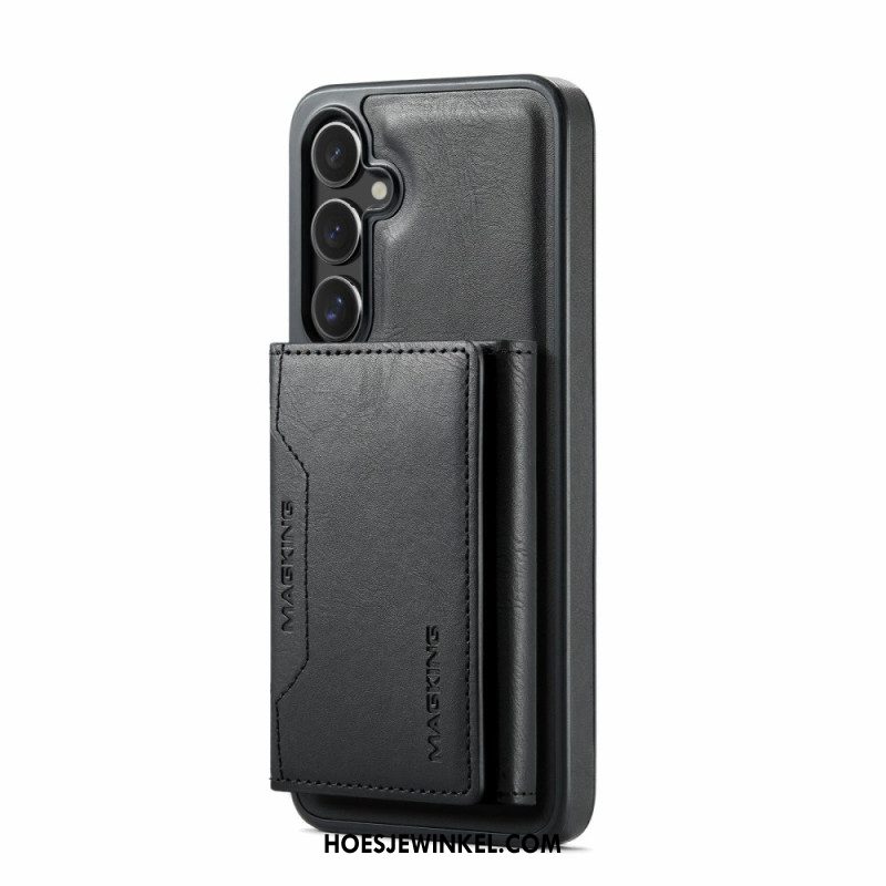 Hoesje Voor Samsung Galaxy S25 Fe Magsafe Compatibel Magking Afneembare Portemonnee
