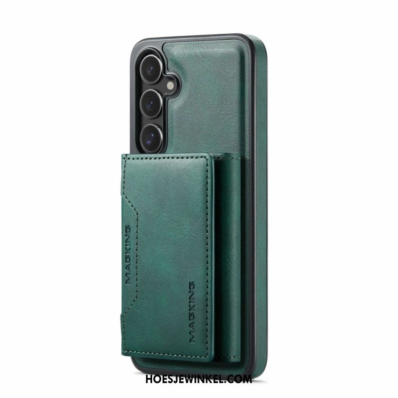 Hoesje Voor Samsung Galaxy S25 Fe Magsafe Compatibel Magking Afneembare Portemonnee