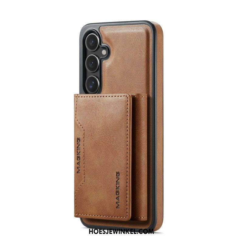 Hoesje Voor Samsung Galaxy S25 Fe Magsafe Compatibel Magking Afneembare Portemonnee