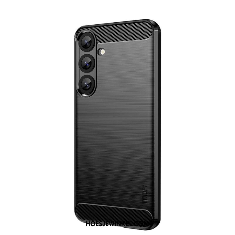 Hoesje Voor Samsung Galaxy S25 Plus 5g Geborsteld Koolstofvezel Mofi