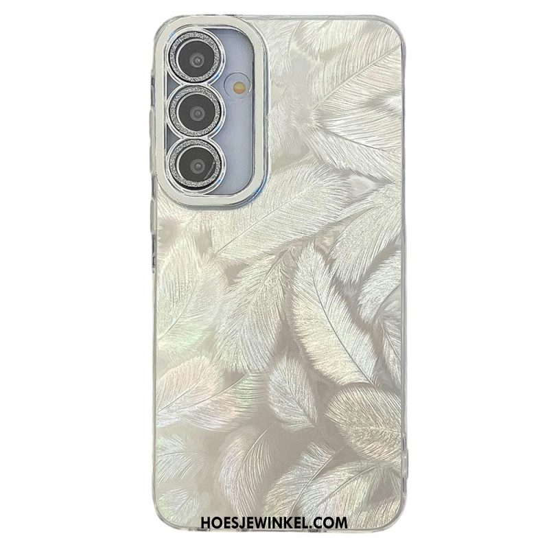 Hoesje Voor Samsung Galaxy S25 Plus 5g Variatie Met Metallic Effect En Lens Beschermer