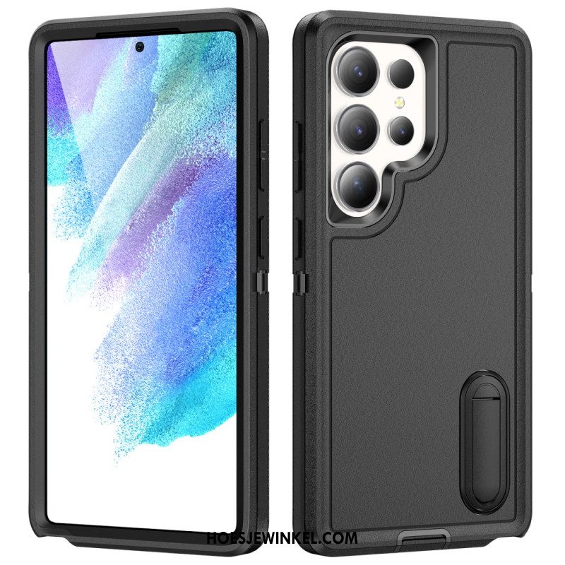 Hoesje Voor Samsung Galaxy S25 Ultra 5g 3-in-1 Bescherming Met Standaard