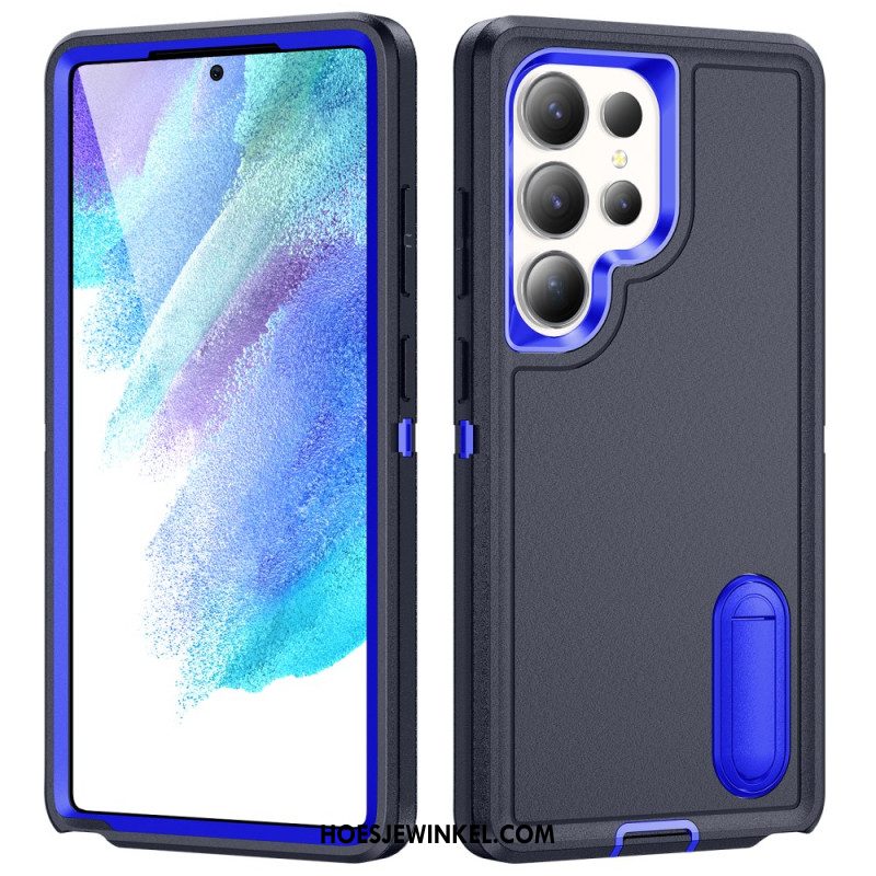 Hoesje Voor Samsung Galaxy S25 Ultra 5g 3-in-1 Bescherming Met Standaard