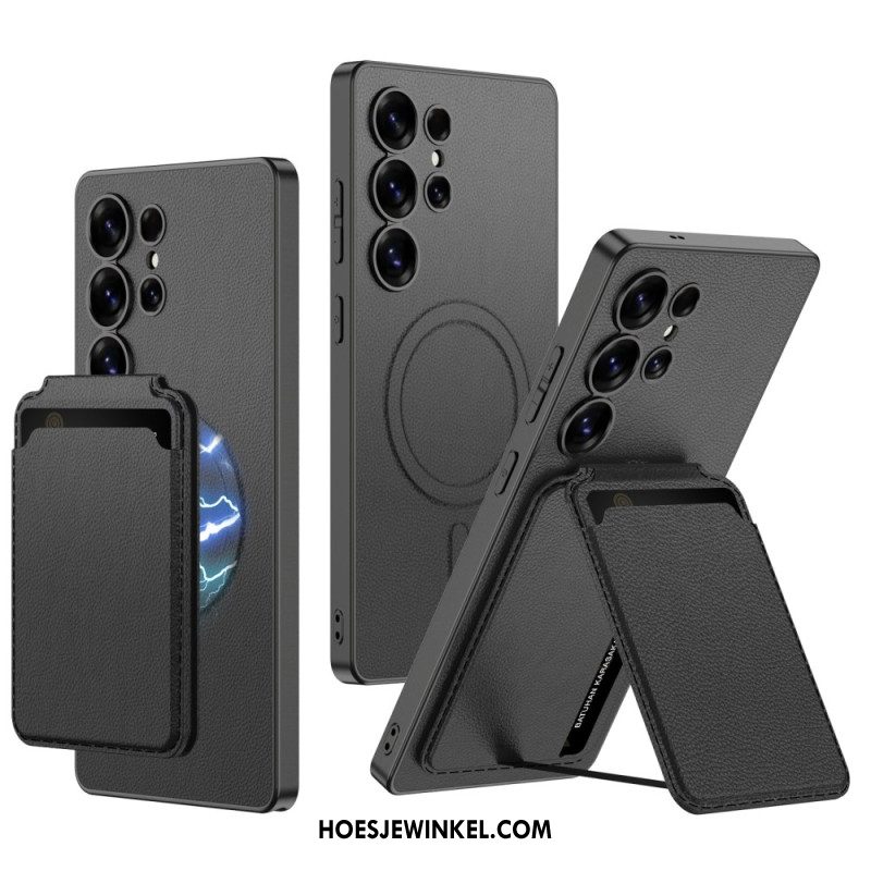 Hoesje Voor Samsung Galaxy S25 Ultra 5g Magsafe-compatibel Met Kaarthouder