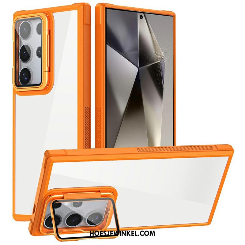 Hoesje Voor Samsung Galaxy S25 Ultra 5g Robuust Met Ingebouwde Standaard