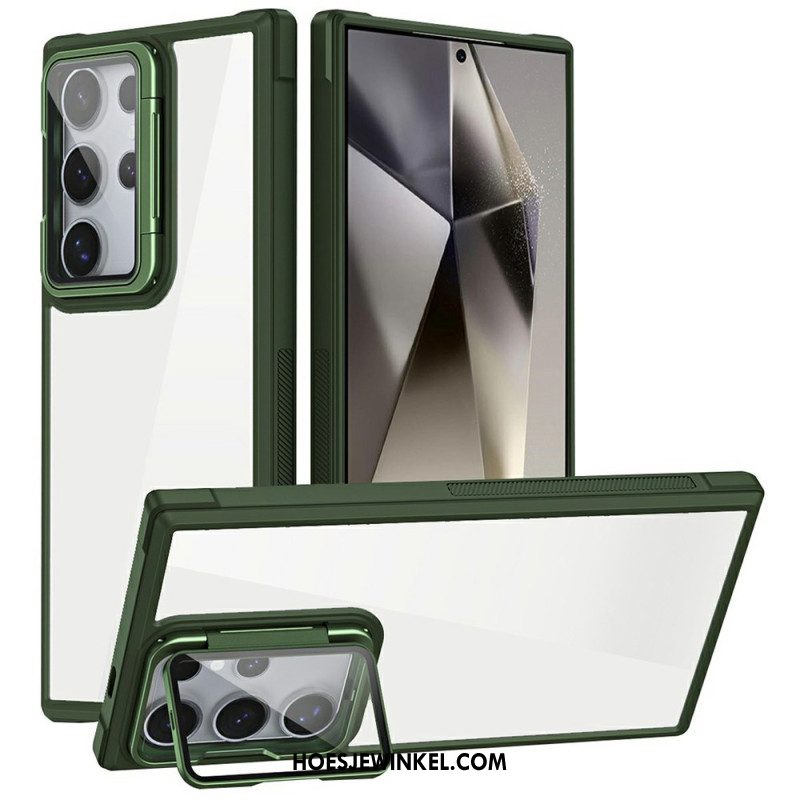 Hoesje Voor Samsung Galaxy S25 Ultra 5g Robuust Met Ingebouwde Standaard