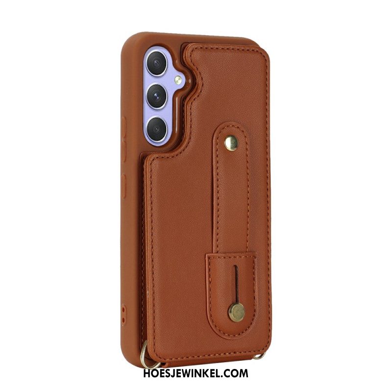 Hoesje Voor Samsung Galaxy S26 Kaarthouder En Schouderriem