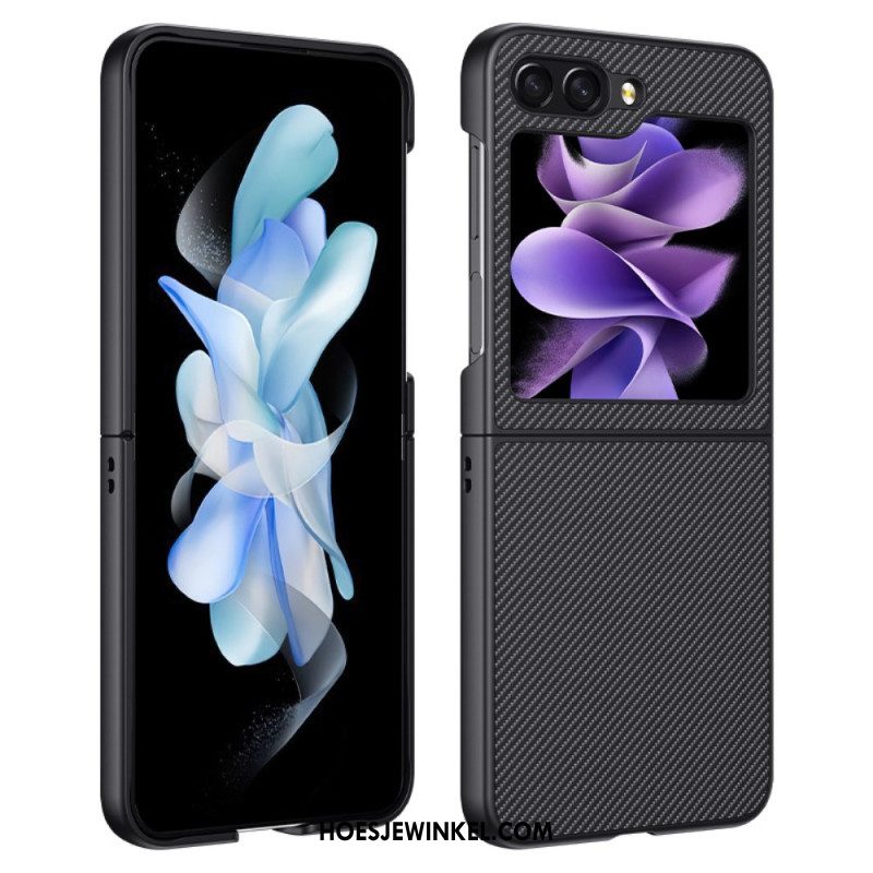 Hoesje Voor Samsung Galaxy Z Flip 7 Fe Koolstofvezelafwerking