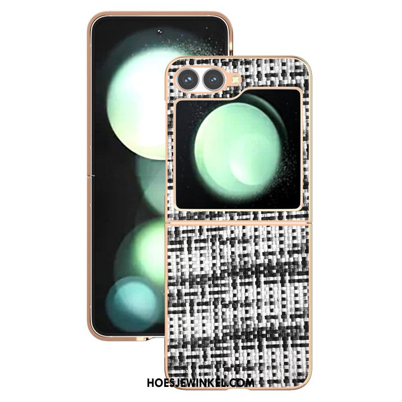 Hoesje Voor Samsung Galaxy Z Flip 7 Fe Kunstleer Met Textuur