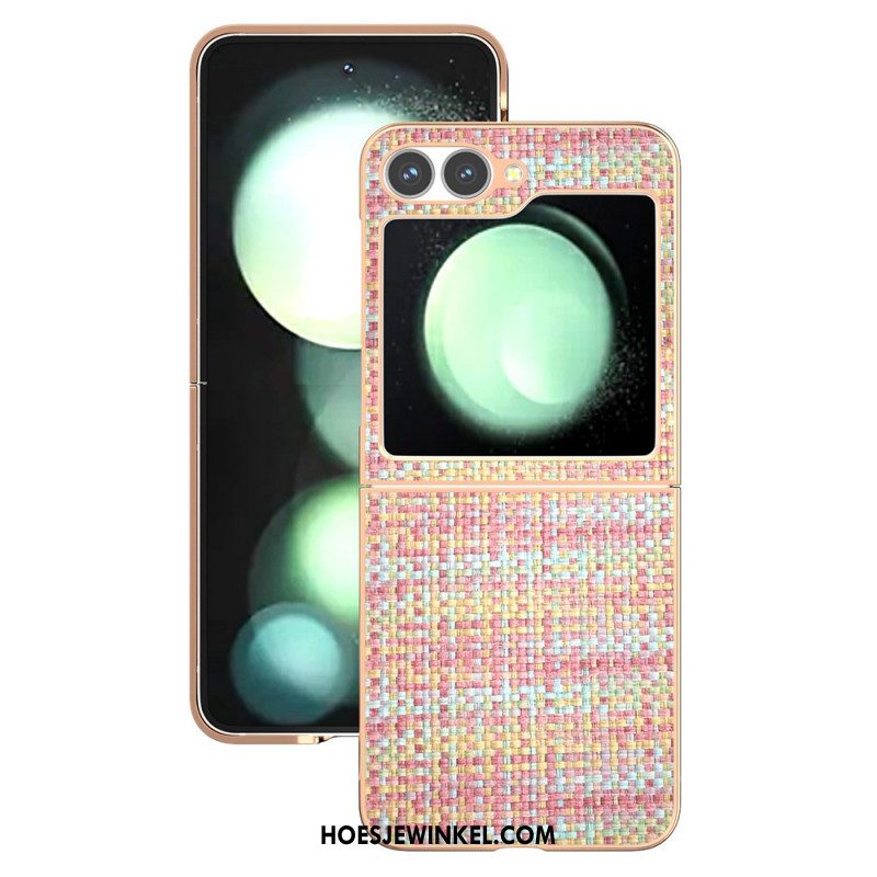 Hoesje Voor Samsung Galaxy Z Flip 7 Fe Kunstleer Met Textuur