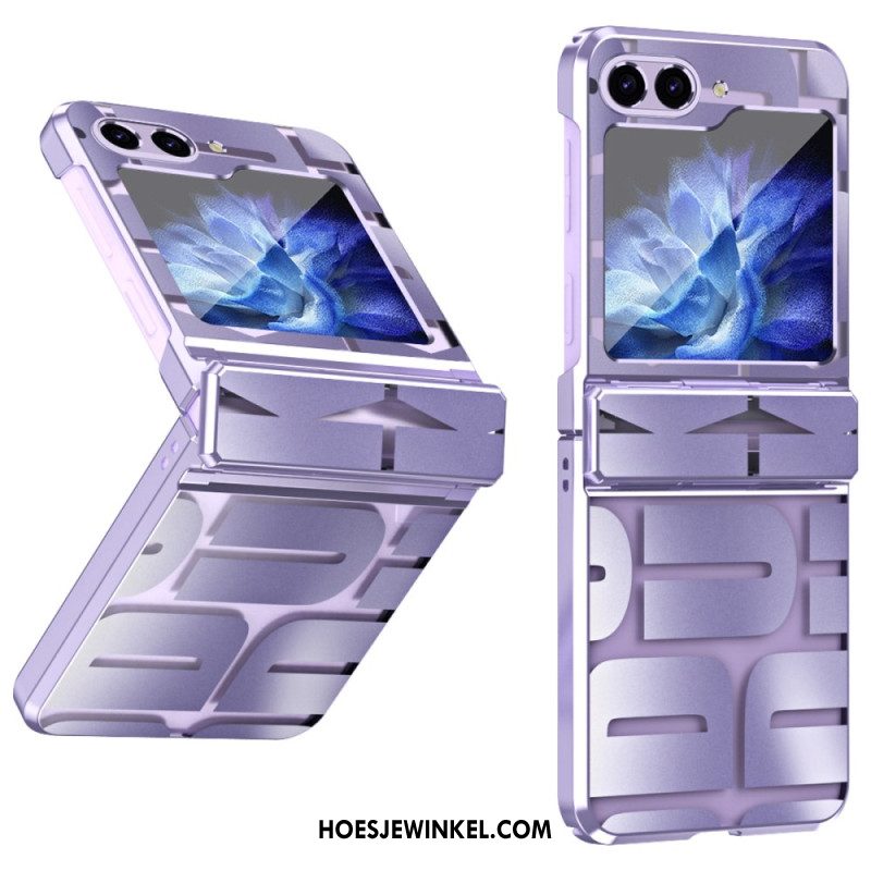 Hoesje Voor Samsung Galaxy Z Flip 7 Fe Letters Met Gehard Glazen Folie