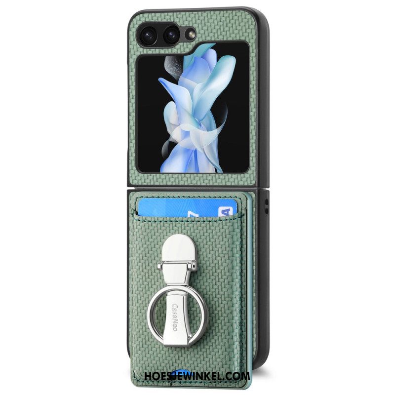 Hoesje Voor Samsung Galaxy Z Flip 7 Fe Opvouwbare Standaard En Kaarthouder