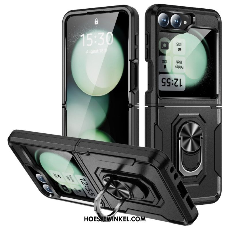 Hoesje Voor Samsung Galaxy Z Flip 7 Fe Robuust Met Ringstandaard