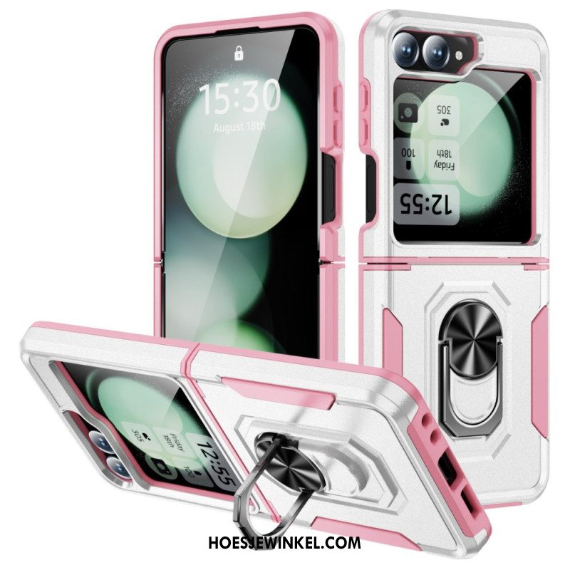 Hoesje Voor Samsung Galaxy Z Flip 7 Fe Robuust Met Ringstandaard