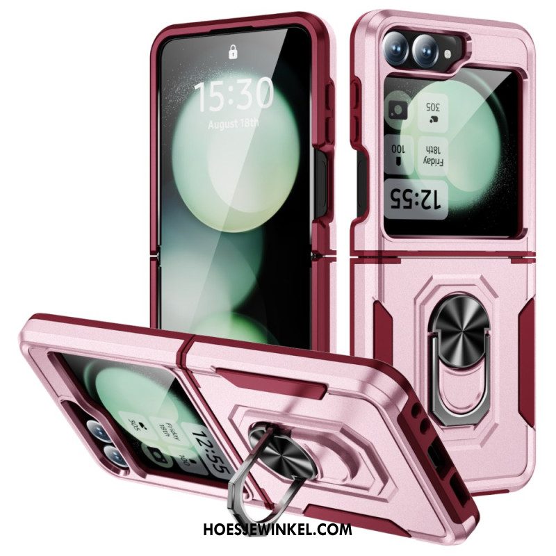 Hoesje Voor Samsung Galaxy Z Flip 7 Fe Robuust Met Ringstandaard