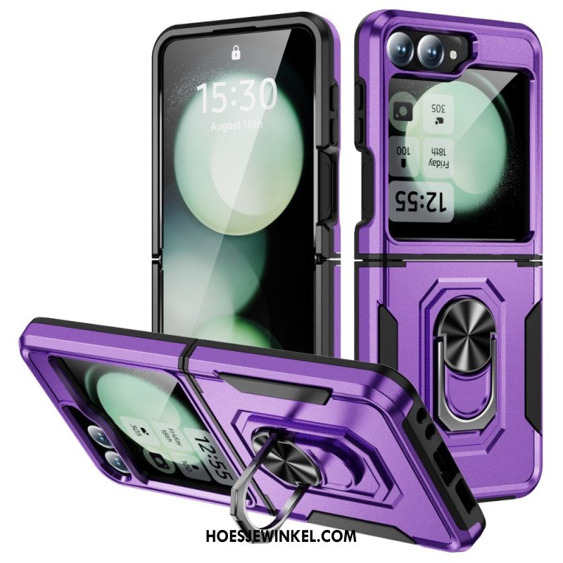 Hoesje Voor Samsung Galaxy Z Flip 7 Fe Robuust Met Ringstandaard