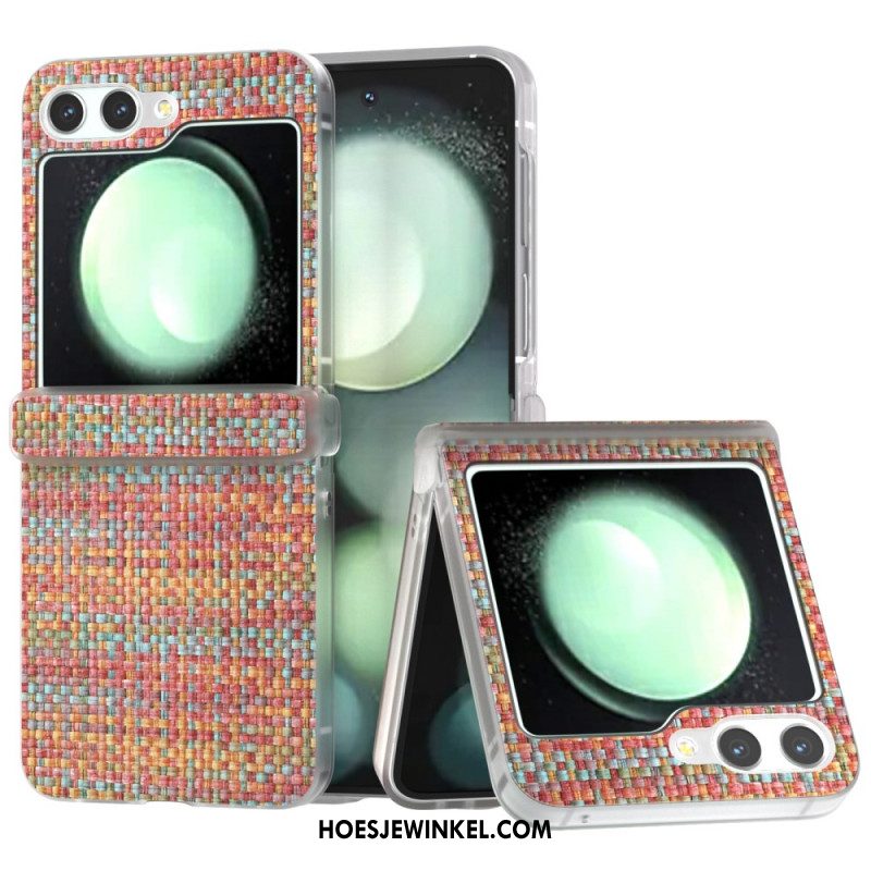 Hoesje Voor Samsung Galaxy Z Flip 7 Fe Stoffen Effect