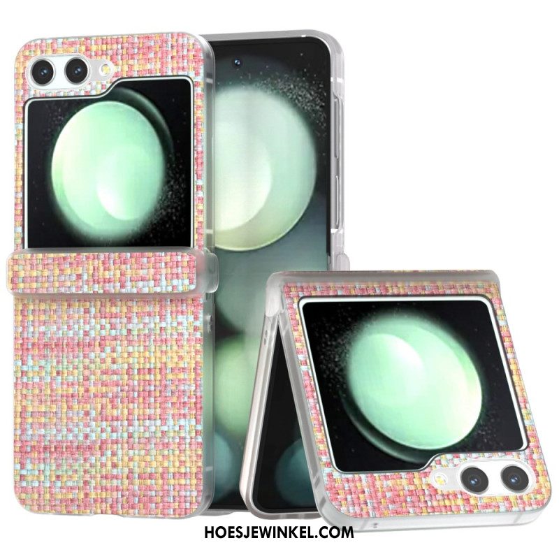 Hoesje Voor Samsung Galaxy Z Flip 7 Fe Stoffen Effect