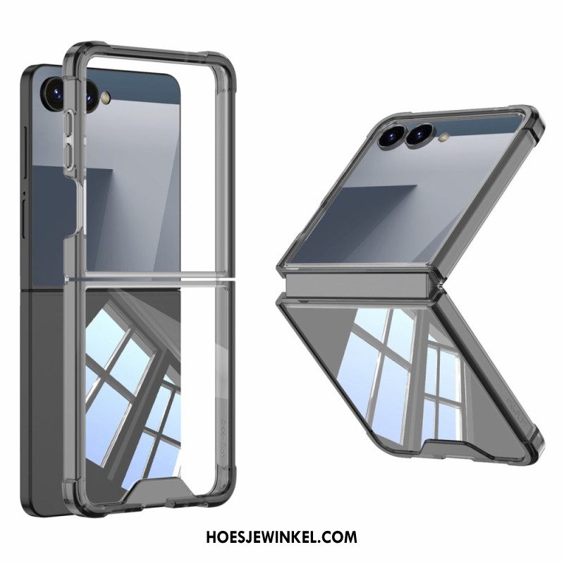 Hoesje Voor Samsung Galaxy Z Flip 7 Gkk Metallic Stijl Velg