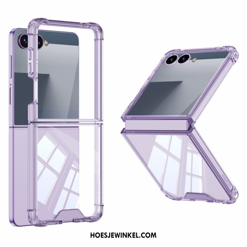 Hoesje Voor Samsung Galaxy Z Flip 7 Gkk Metallic Stijl Velg