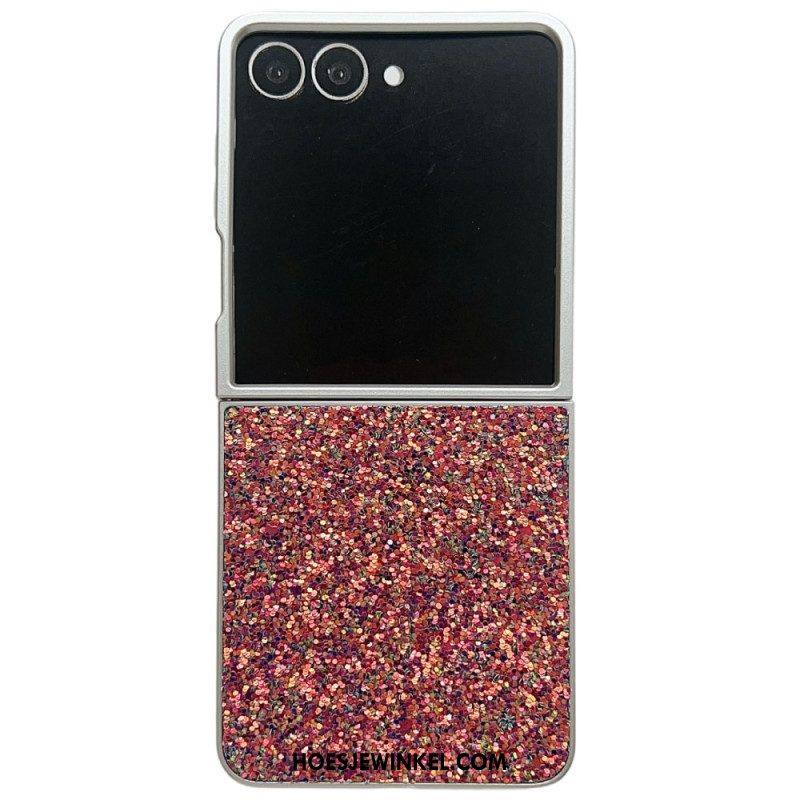 Hoesje Voor Samsung Galaxy Z Flip 7 Glitterdesign