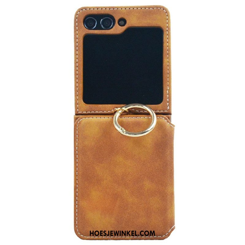 Hoesje Voor Samsung Galaxy Z Flip 7 Kaarthouder En Afneembare Ketting