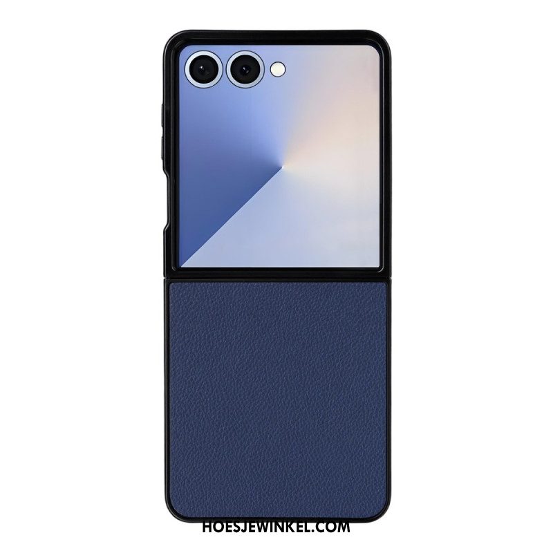 Hoesje Voor Samsung Galaxy Z Flip 7 Leerstructuur